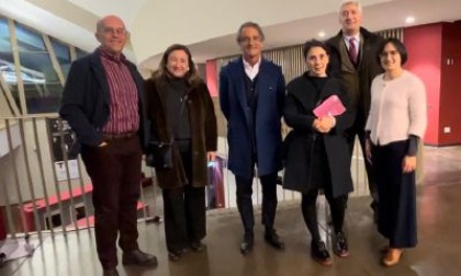 La presidente del Salone del Mobile visita il nuovo teatro de Silva