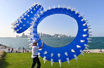 Gli Aquiloni di VolaRhò in Qatar per rappresentare l’Italia a Doha