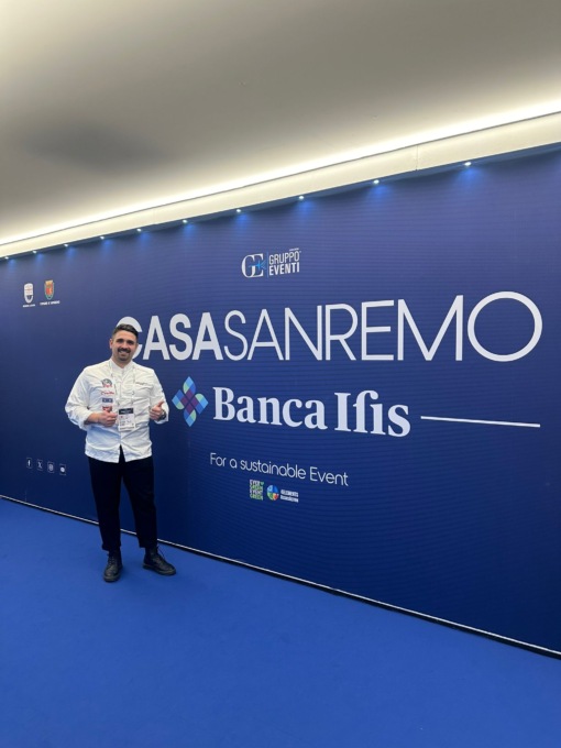 Lorenzo Airaghi a Sanremo: profumo di pizza al Festival