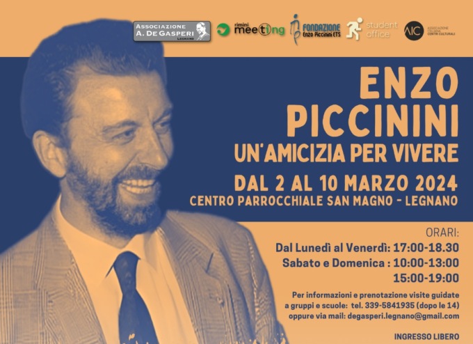Al centro parrocchiale una mostra dedicata a Enzo Piccinini
