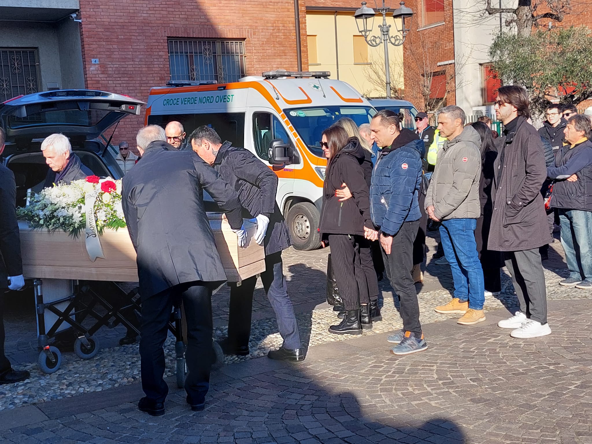 Sedriano, funerali di Manuel Zerbelloni