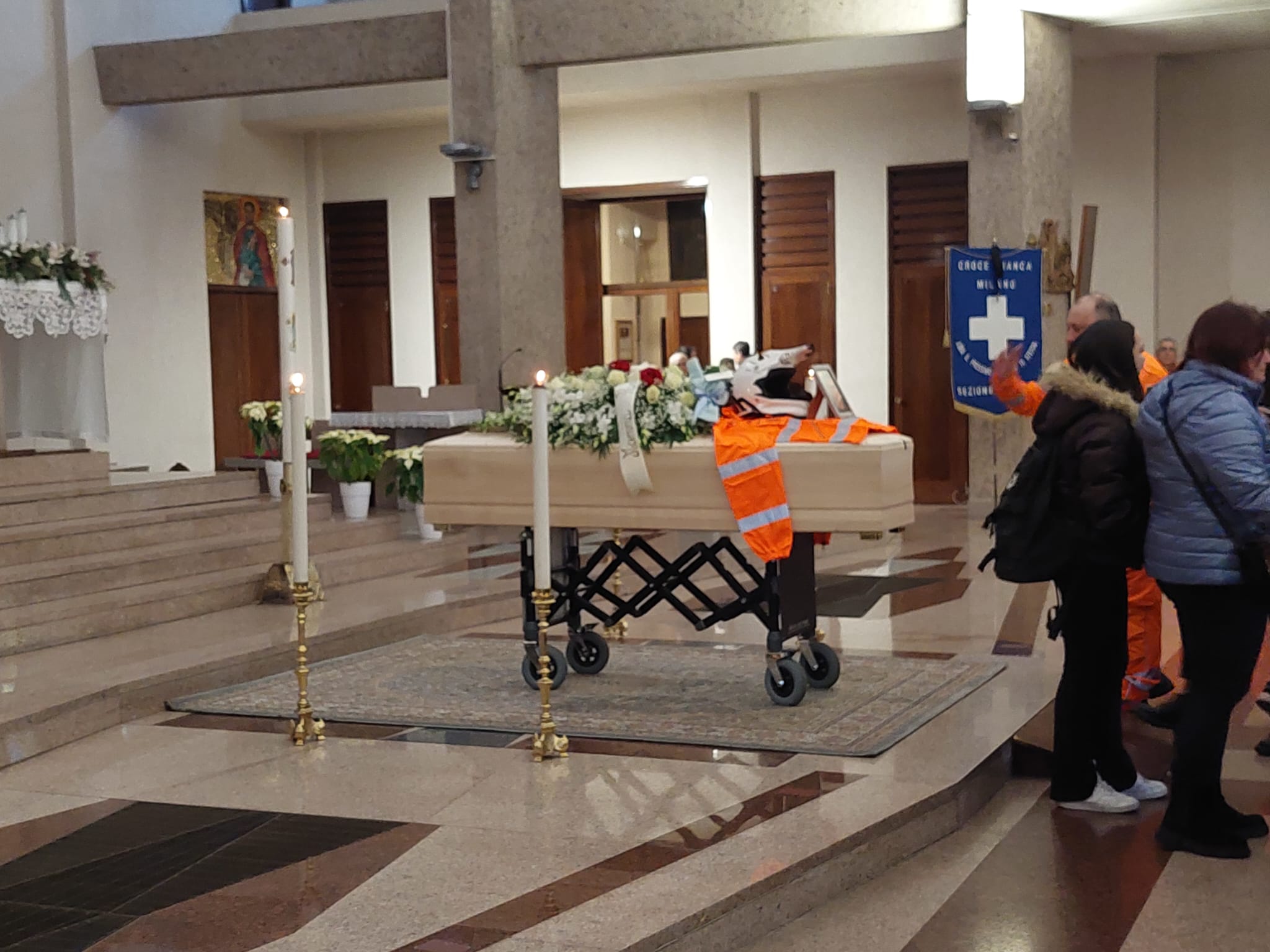 Sedriano, funerali di Manuel Zerbelloni