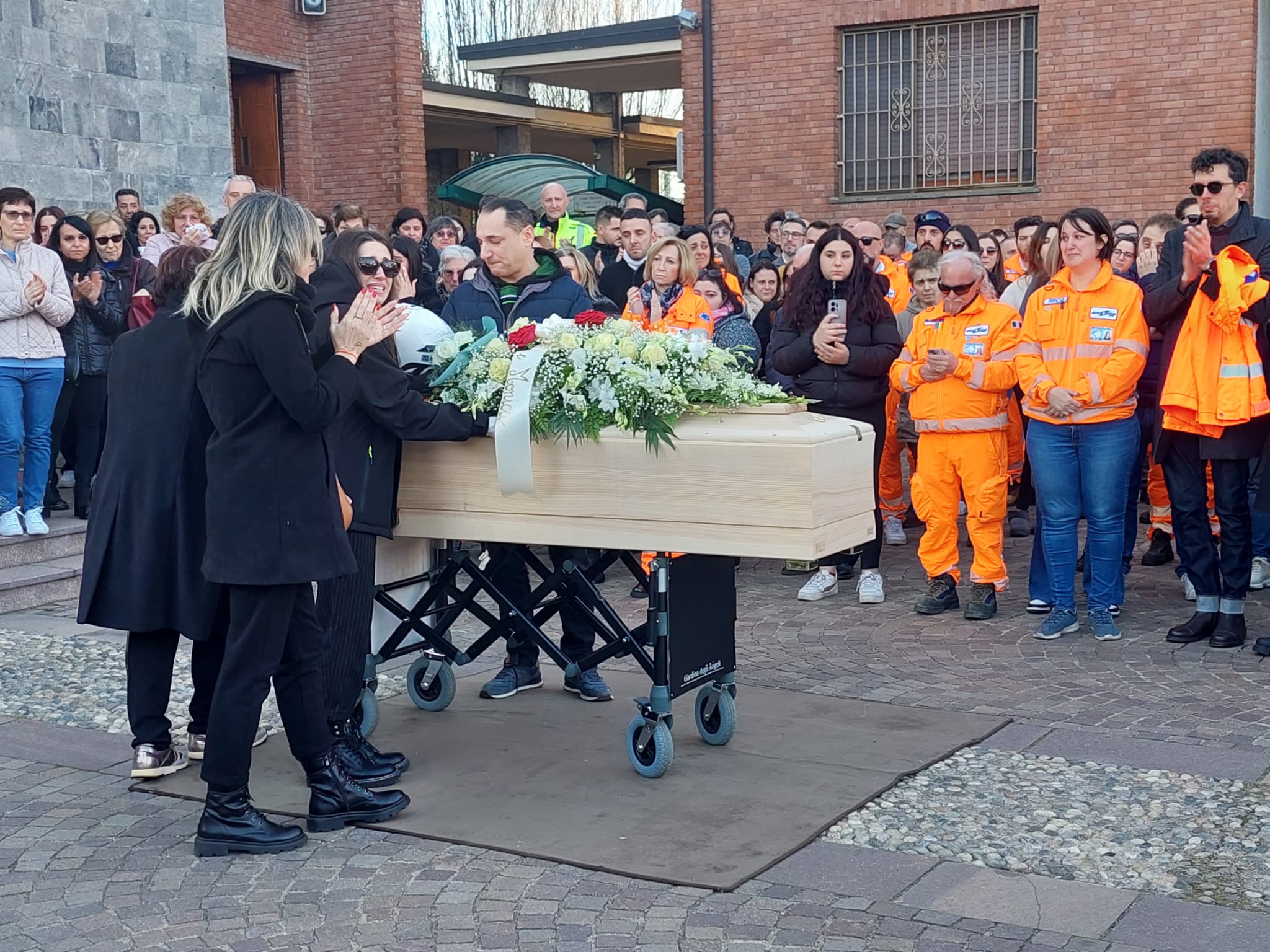 Sedriano, funerali di Manuel Zerbelloni