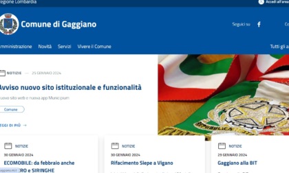 Nuovo sito web per il Comune di Gaggiano