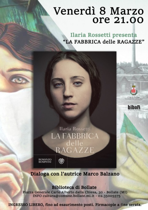 Venerdì 8 marzo in biblioteca con “La fabbrica delle ragazze”