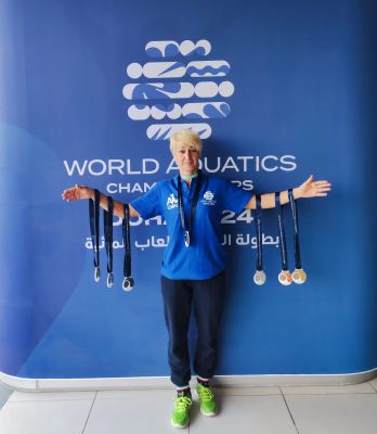 Daniela torna dal Qatar con 7 medaglie