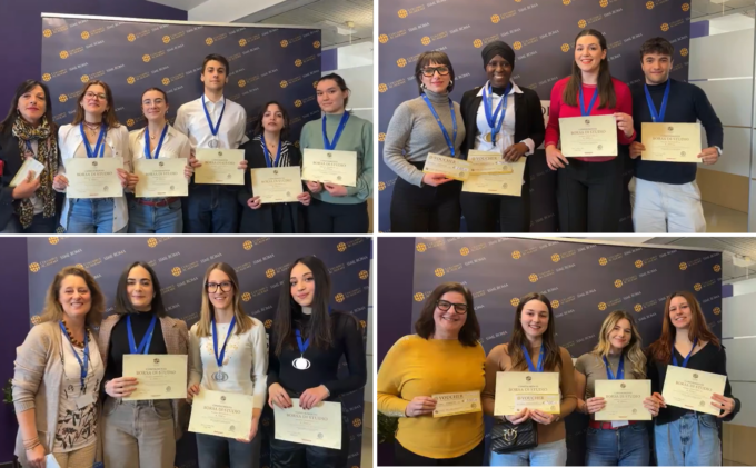 Alle finali nazionali dei Concorsi di lingue brillano i giovani di Parabiago e Rho