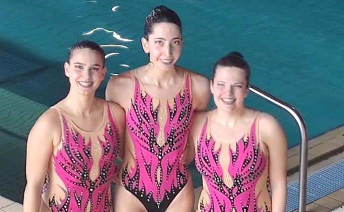 Le sincro master della Rari Nantes Legnano sono vicecampionesse d’Italia