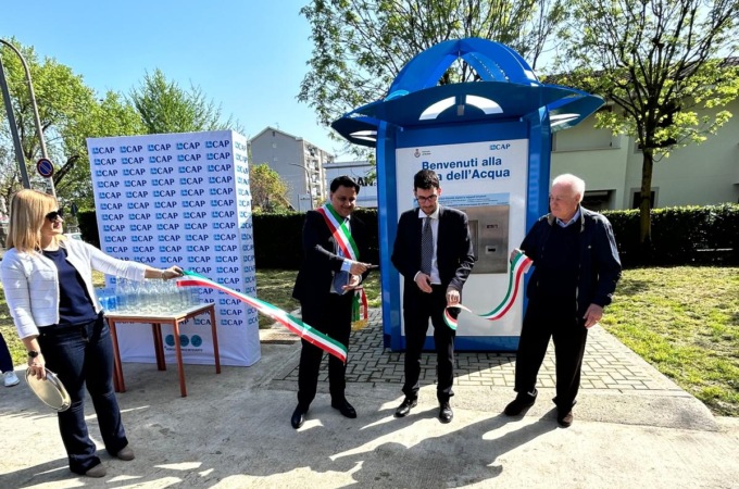 Inaugurata la nuova casa dell’acqua di Bollate