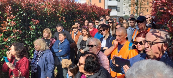 Inaugurato il parco in memoria di Antonella Iasilli