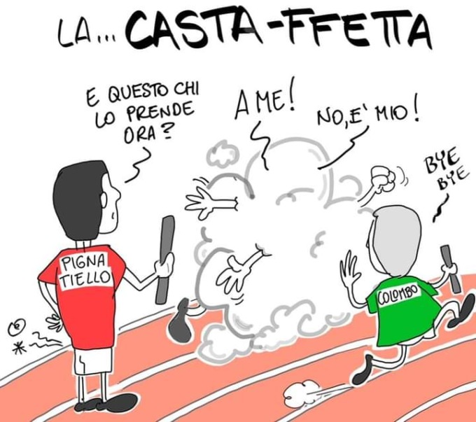 Vignette satiriche contro il sindaco Giuseppe Pignatiello