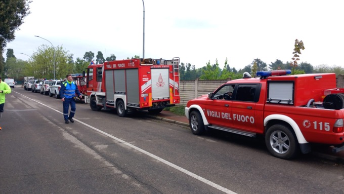 Rescaldina: esercitazione della Protezione Civile