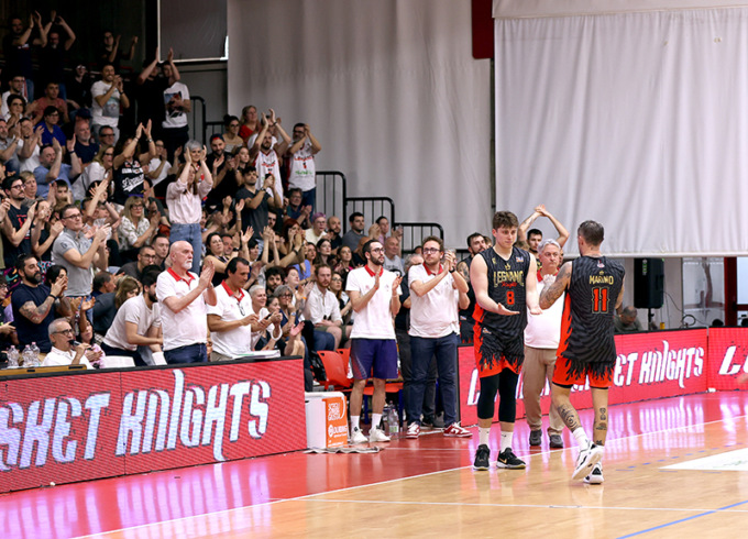 La Libertas Livorno rovina la festa ai Knights Legnano