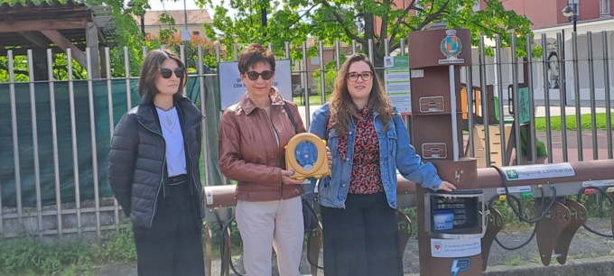 Inaugurati i due defibrillatori in ricordo di Alberto Barlocco