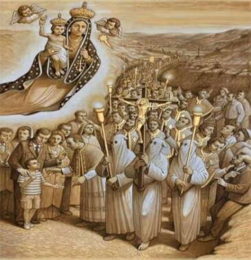 A Rho arriva l’icona “Maria Madre della Speranza delle Confraternite”