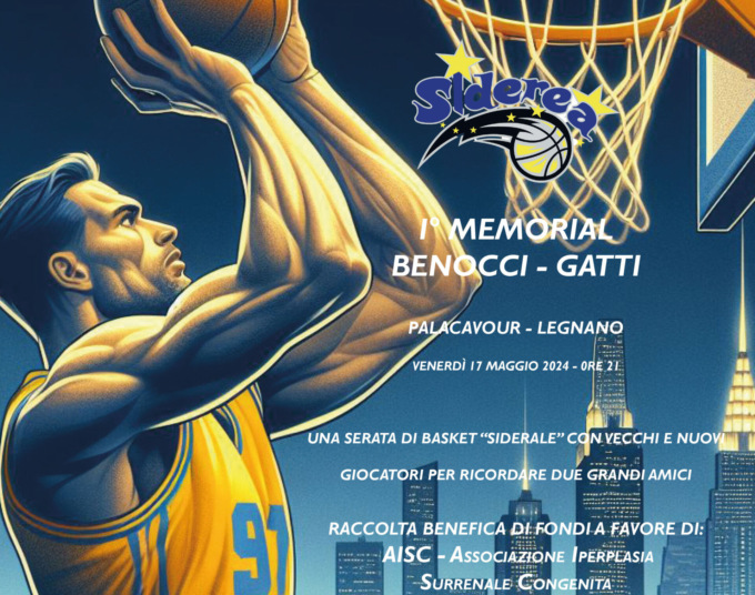 Una serata di basket e beneficenza in occasione del I° memorial Benocci-Gatti