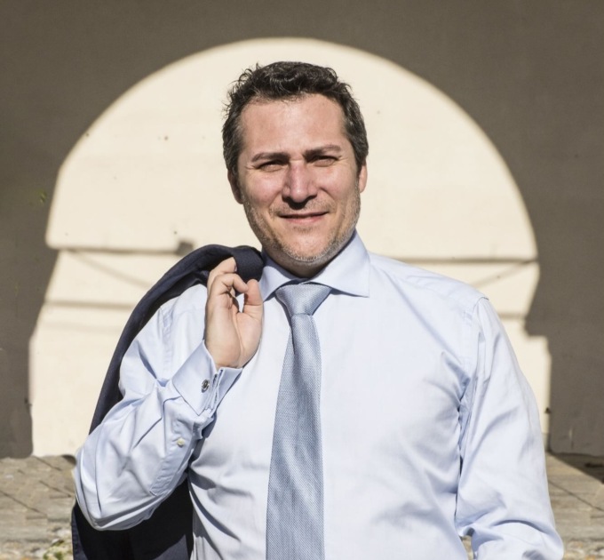Fabio Rubagotti e i candidati del centrosinistra