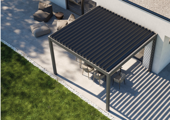 La nuova elegante pergola di BT Group si chiama Pergoexe