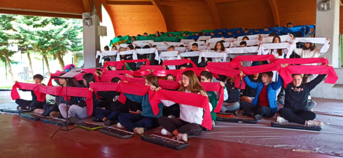 Successo a Mesero per lo scambio culturale con gli studenti francesi