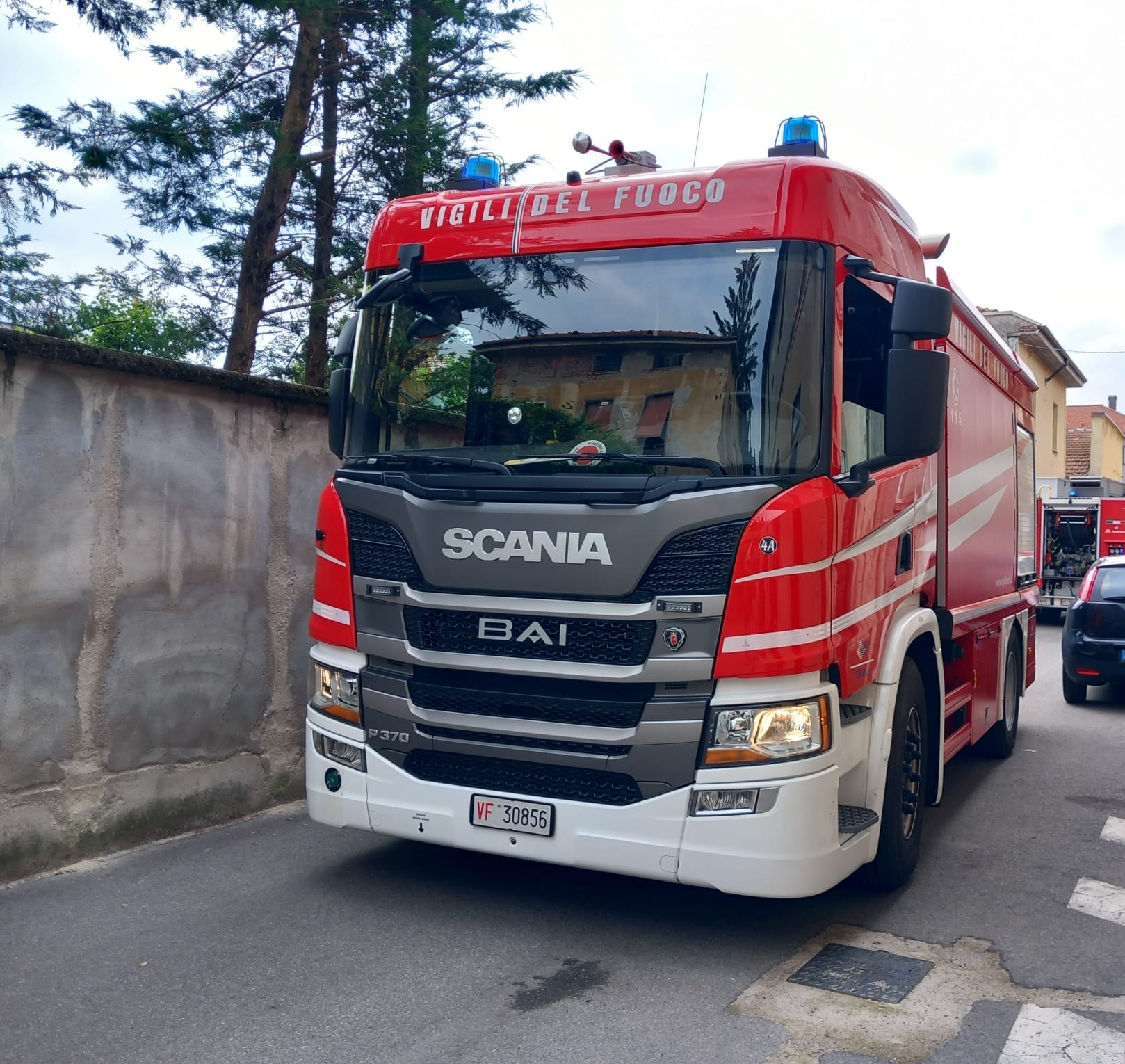 incendio appartamento Legnano