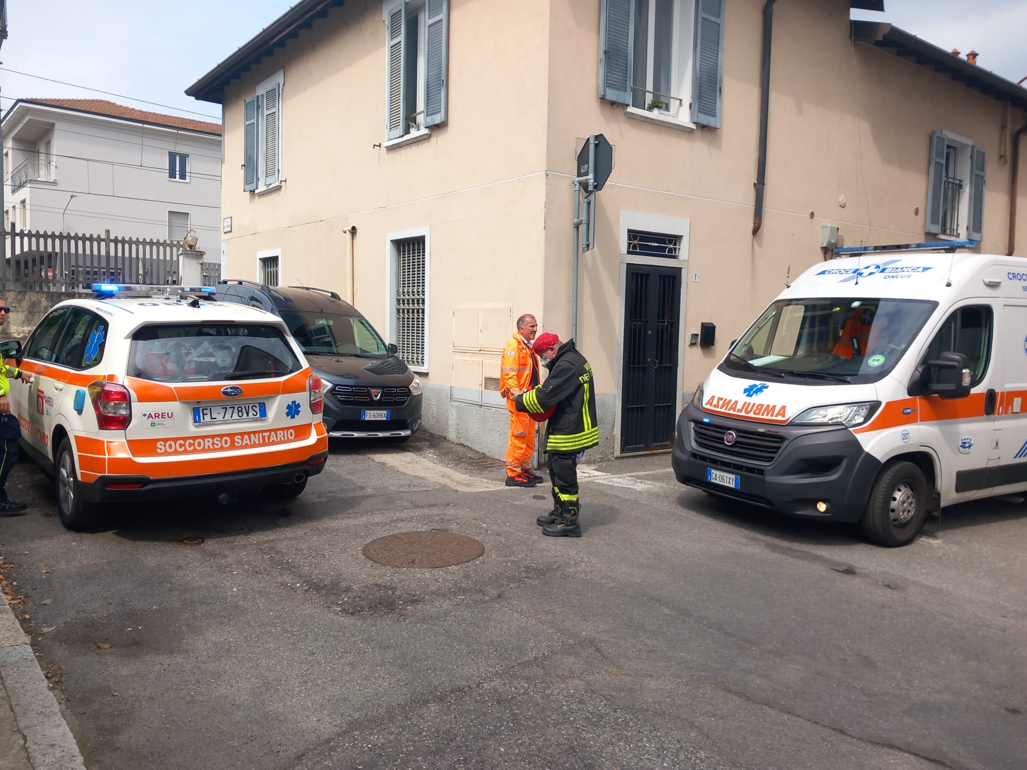 incendio appartamento Legnano