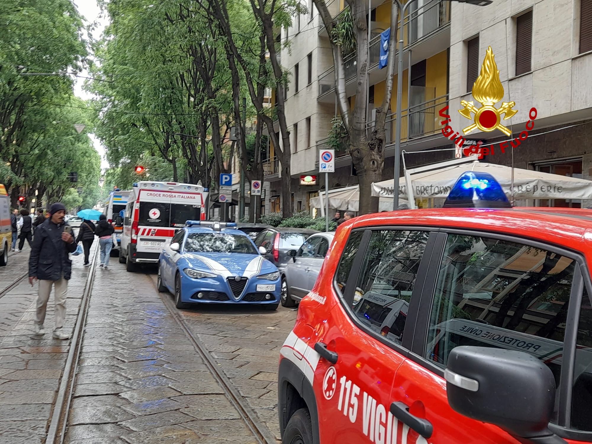 Milano bambini alunni intossicati vigili del fuoco polizia