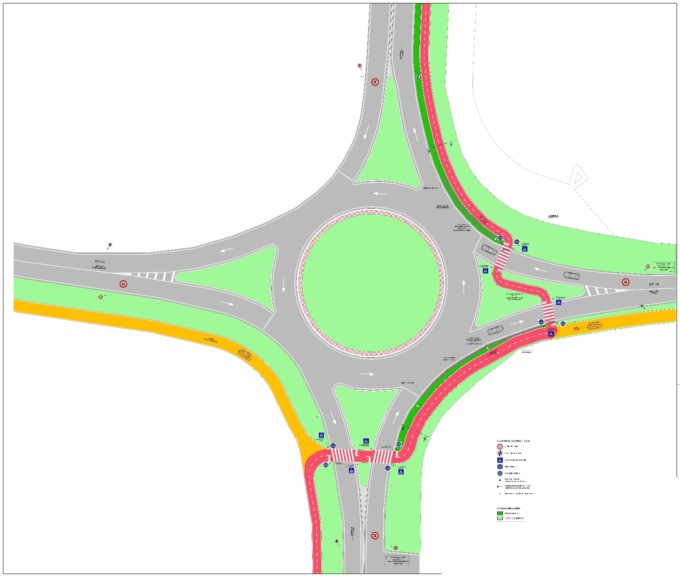 A Cusago partiti i lavori in viale Europa  per la  pista ciclopedonale