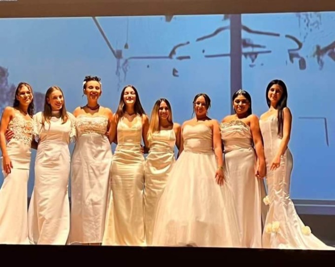 Le studentesse del Marcora in passerella con le loro creazioni