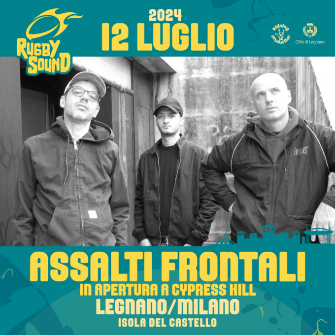 Anche gli Assalti frontali saranno sul palco del Rugby sound festival