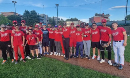 Il campione Alex Bassani in visita al baseball Legnano