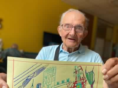 A 85 anni diventa artista della sua Legnano