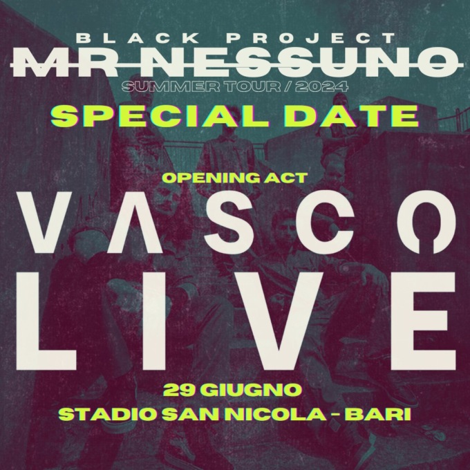 I Black Project aprono il concerto di Vasco