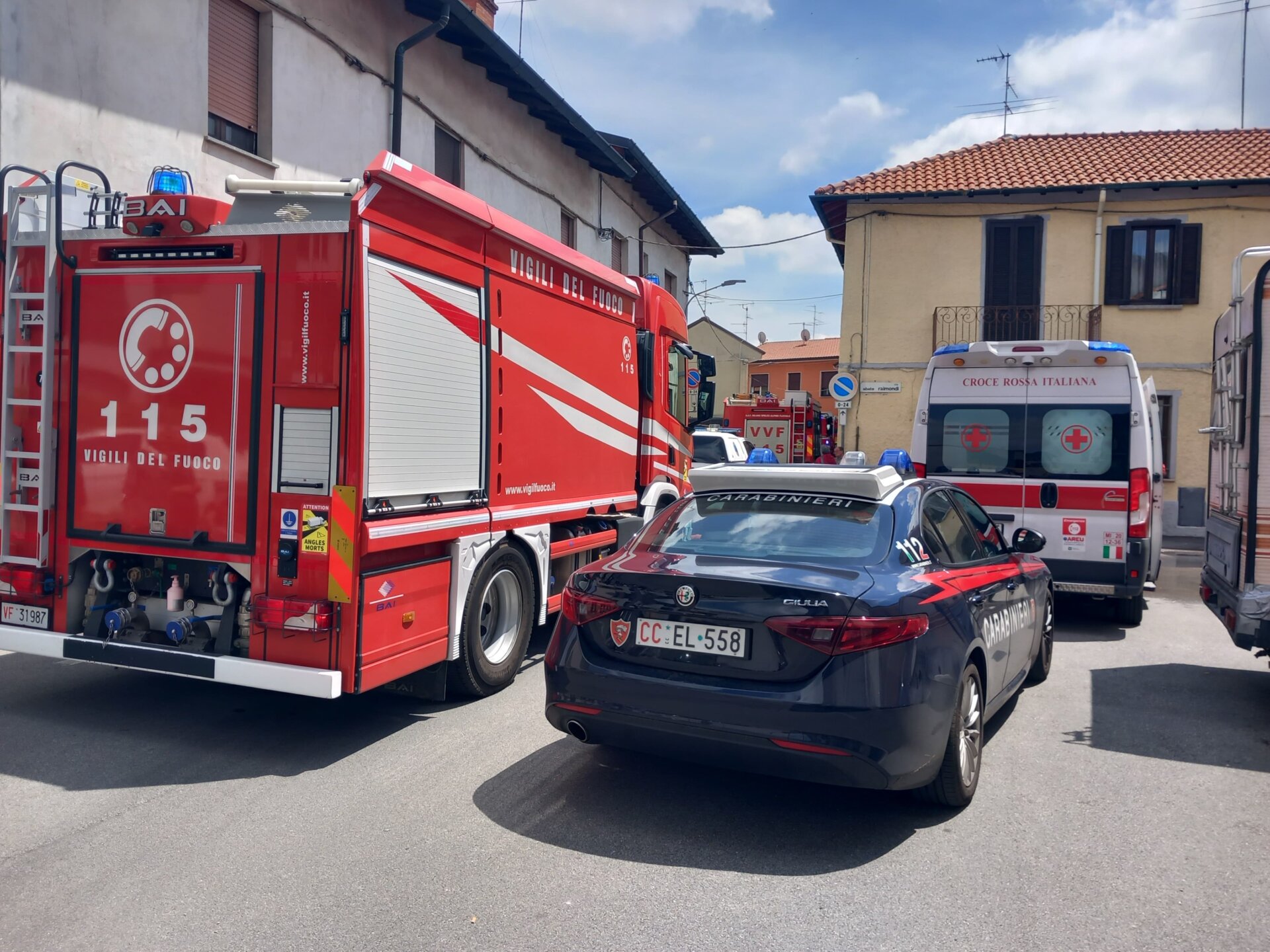 Incendio San Giorgio su Legnano