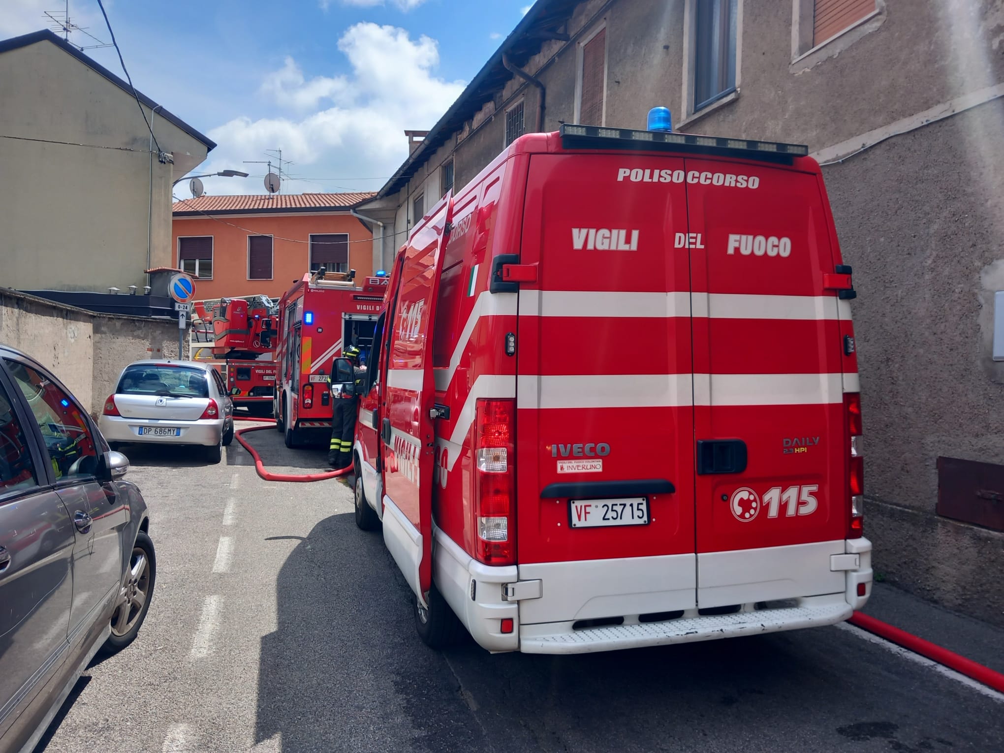 Incendio San Giorgio su Legnano