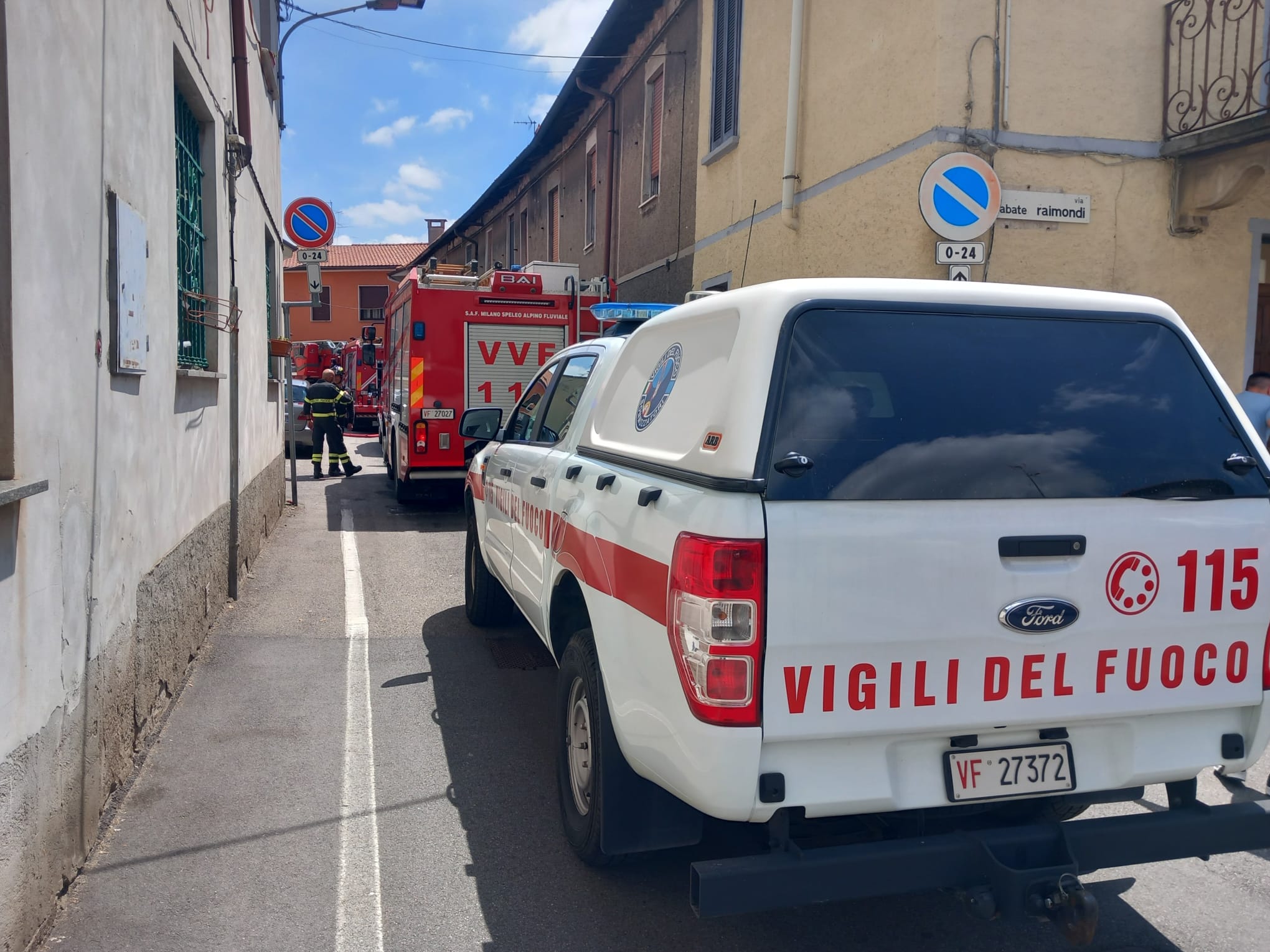 Incendio San Giorgio su Legnano