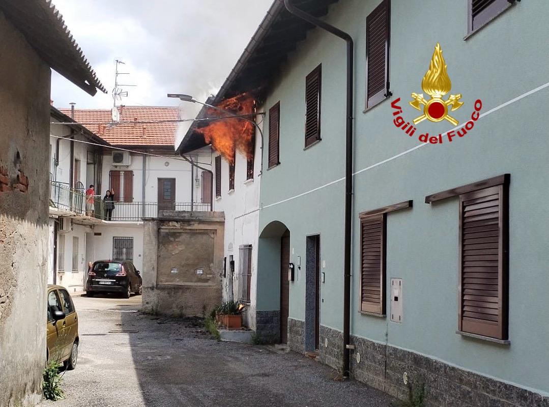 incendio San Giorgio su legnano