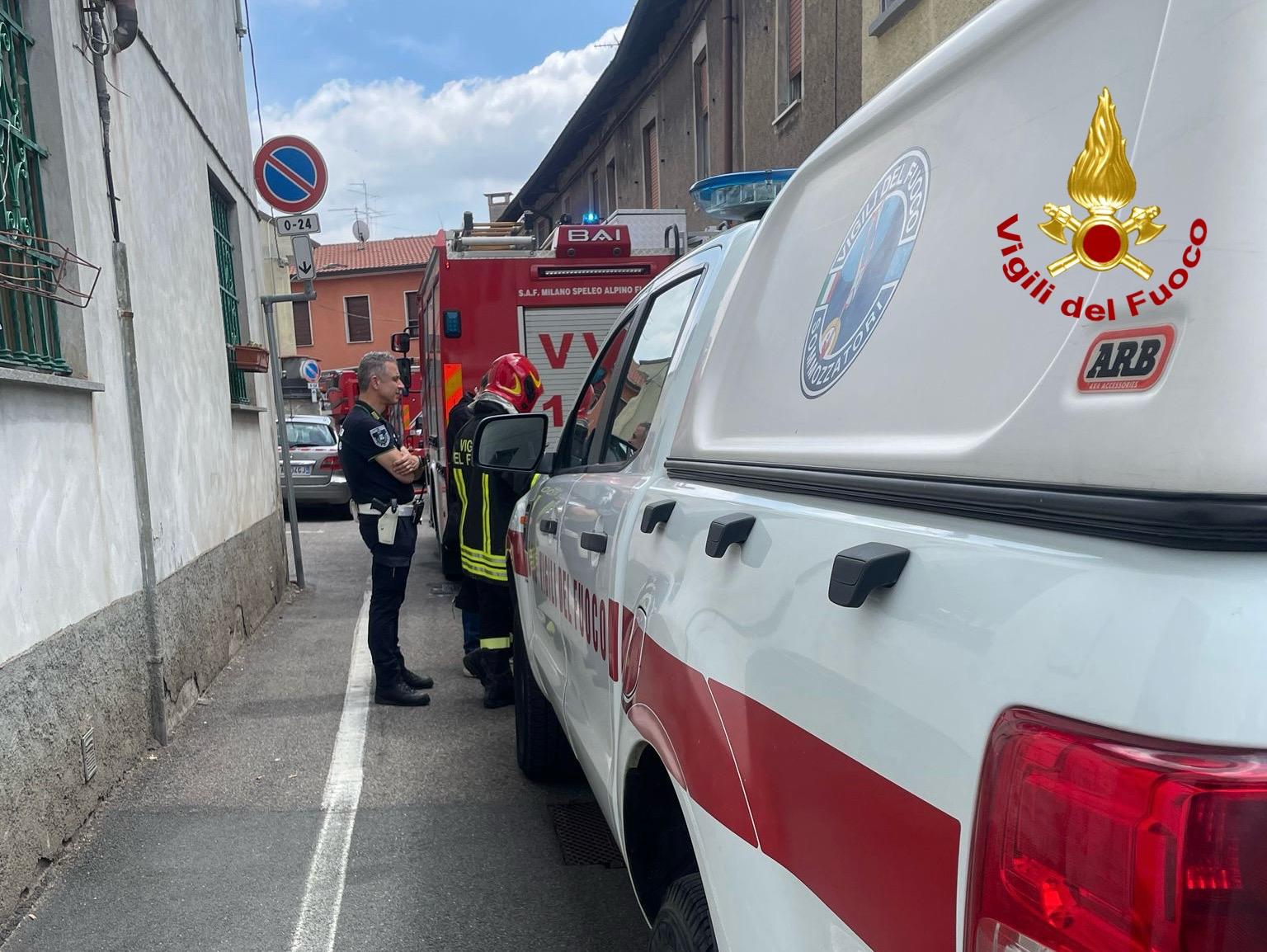 incendio San Giorgio su legnano