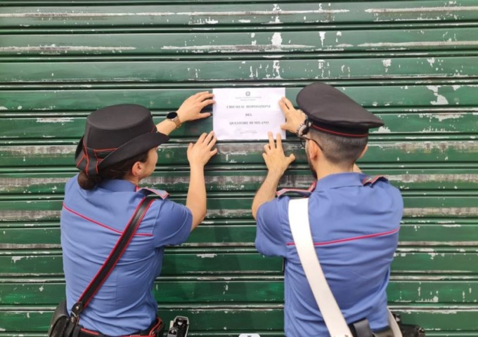 Il Questore chiude per 7 giorni il bar “Al Palo” di Vittuone