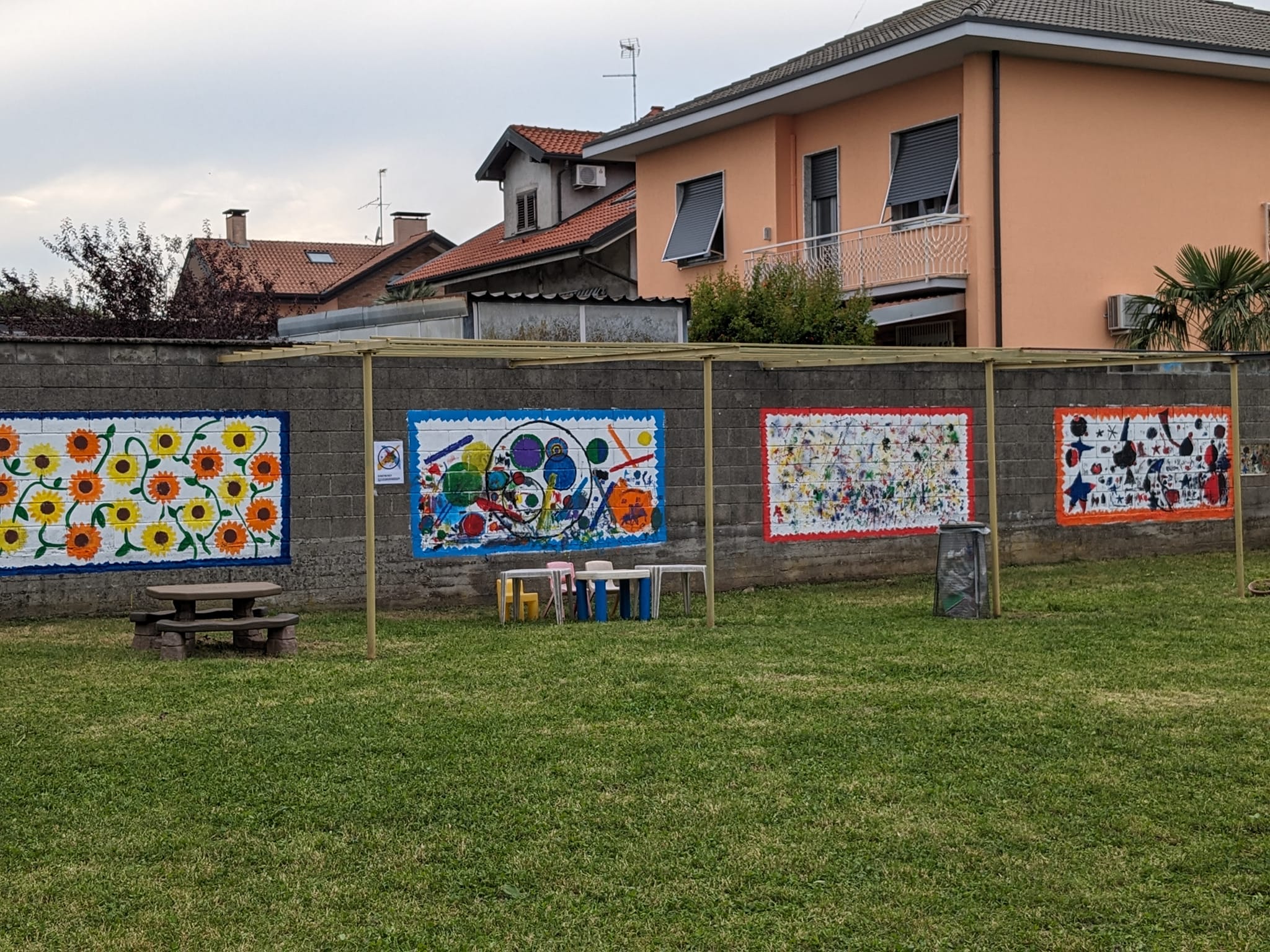 canegrate murales scuola infanzia