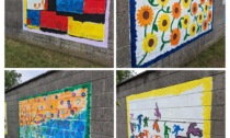 I piccoli studenti diventano writers coi murales