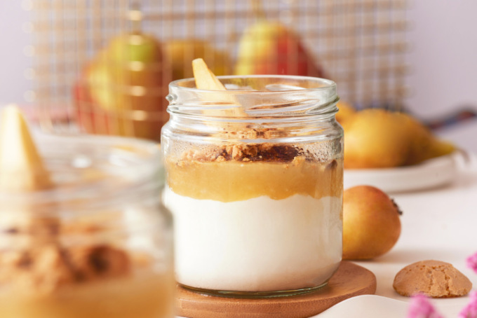 Pesche ripiene con Amaretti, dolce tipico piemontese
