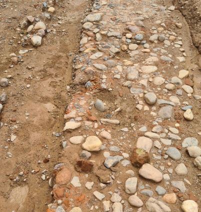 Una strada romana sotto piazza Visconti