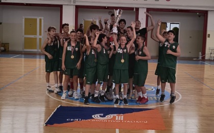 Novate: Osal Novate under 13 basket campione Csi