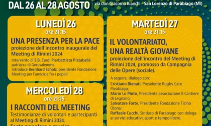 Un panel di incontri ispirati al Meeting di Rimini