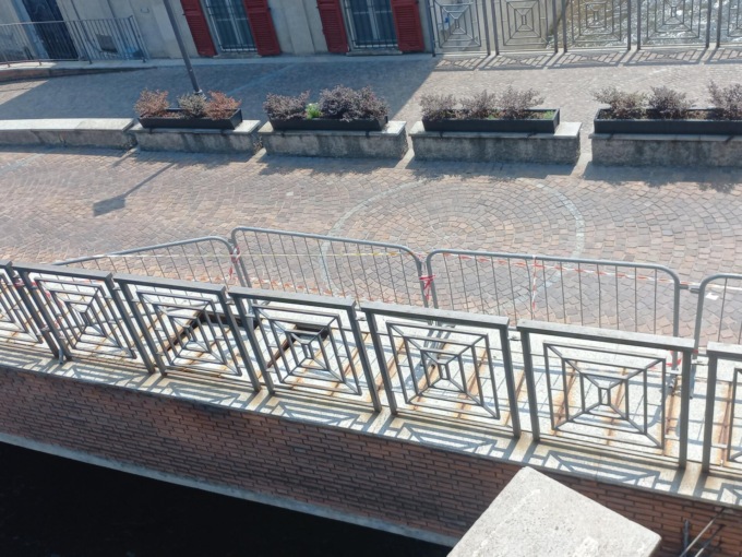 Passaggio pedonale sul ponte Olona a Nerviano: i lavori a fine agosto