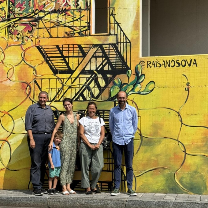 La sorpresa dell’artista Raisa Nosova: un’altra opera esclusiva in regalo alla città di Corbetta
