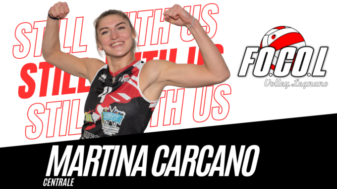 Si chiude il reparto centrali con la conferma di Martina Carcano