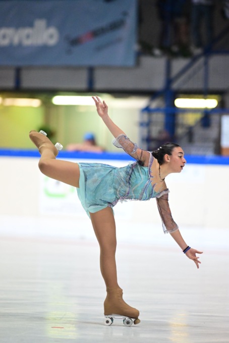 Vicecampionessa italiana di pattinaggio