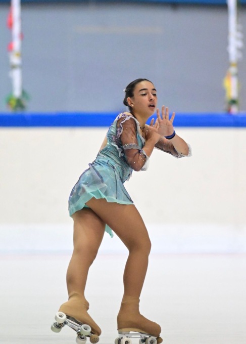 Vicecampionessa italiana di pattinaggio