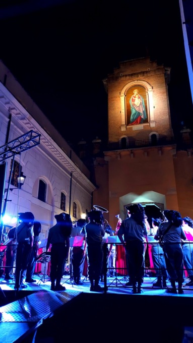 Concerto a Porta Pia per la Fanfara dei Bersaglieri magentina 